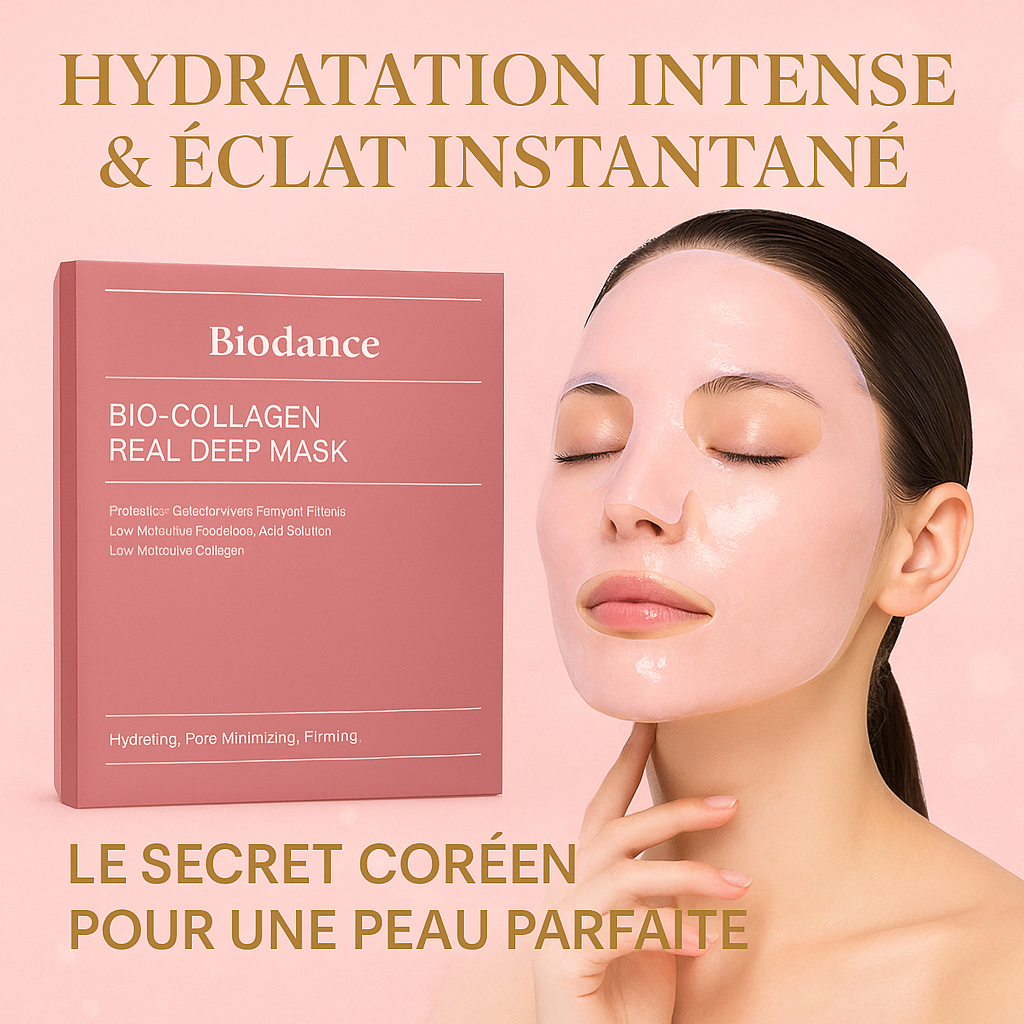BIODANCE Masque rajeunissant & Nourrissant Bio-Collagen deep mask. 💆🏽♀️4 masques dans un paquet 📦