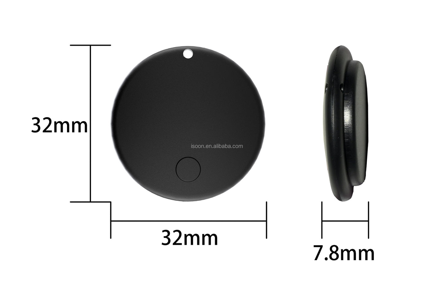 Mini Dispositif Traceur Localisateur GPS Intelligent, Compatible iOS & ANDROID
