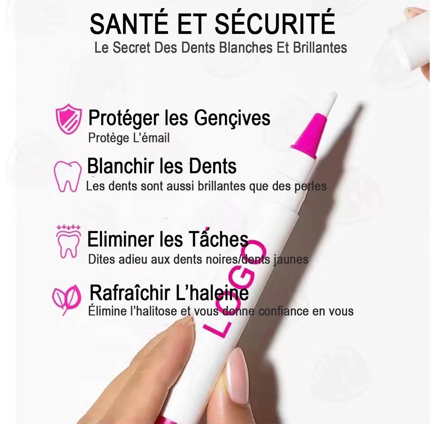 Stylo de blanchiment des dents PAP SMILE NOW